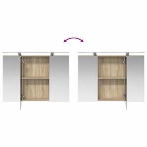 Sada koupelnového nábytku 6 pcs Dub sonoma - obrázek 13