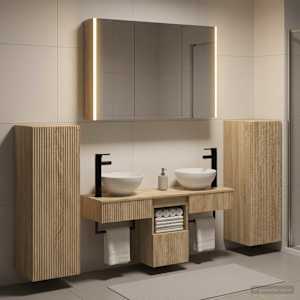 Sada koupelnového nábytku 6 pcs Dub sonoma - obrázek 4