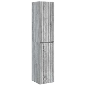 Sada koupelnového nábytku 6 pcs Šedý Sonoma - obrázek 7
