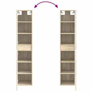 Sada koupelnového nábytku 6 pcs Dub sonoma - obrázek 14