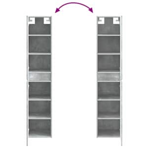 Sada koupelnového nábytku 6 pcs Betonově šedá - obrázek 14
