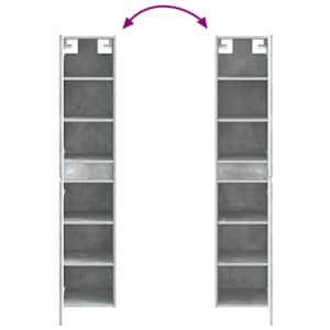 Sada koupelnového nábytku 5 pcs Betonově šedá - obrázek 13