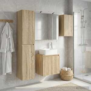 Sada koupelnových skříněk 5 pcs Dub sonoma 50 x 14,5 x 70 cm - obrázek 4
