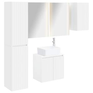 Sada koupelnových skříněk 5 pcs Bílá 53 x 15,5 x 70 cm - obrázek 2