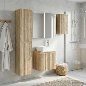 Sada koupelnových skříněk 5 pcs Dub sonoma 53 x 15,5 x 70 cm - obrázek 4