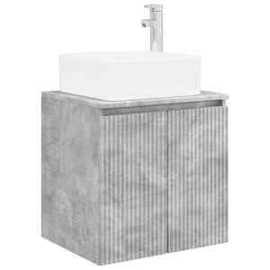 Sada koupelnových skříněk 5 pcs Betonově šedá 53 x 15,5 x 70 cm - obrázek 7