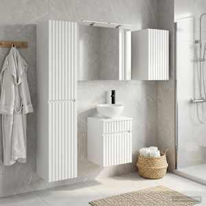 Sada koupelnových skříněk 5 pcs Bílá 40 x 10,5 x 60,5 cm - obrázek 4
