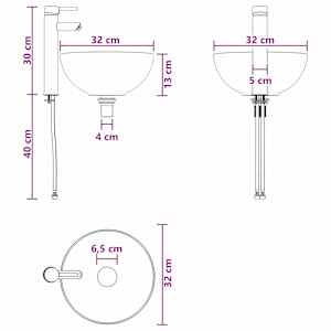 Sada koupelnových skříněk 5 pcs Bílá 40 x 10,5 x 60,5 cm - obrázek 17