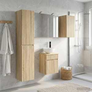 Sada koupelnových skříněk 5 pcs Dub sonoma 40 x 10,5 x 60,5 cm - obrázek 4