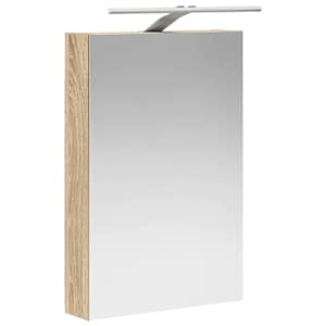 Sada koupelnových skříněk 5 pcs Dub sonoma 40 x 10,5 x 60,5 cm - obrázek 5