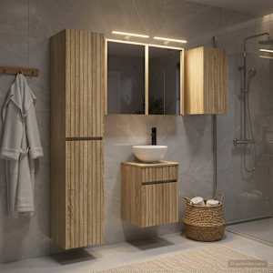 Sada koupelnových skříněk 5 pcs Dub sonoma 43 x 16 x 62,5 cm - obrázek 1