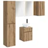 vidaXL Vannitoa kapikomplekt 5 tk Artisan tamm 40 x 11,5 x 60,5 cm