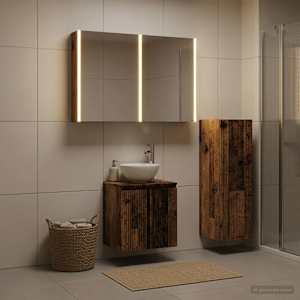 Komplet pohištva za kopalnico 4 pcs Star les