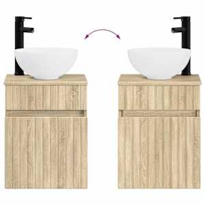Sada koupelnového nábytku 4 pcs Dub sonoma - obrázek 7