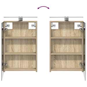 Sada koupelnového nábytku 4 pcs Dub sonoma - obrázek 9