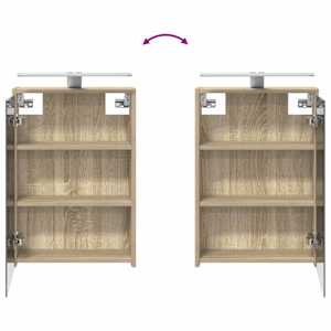 Sada koupelnového nábytku 4 pcs Dub sonoma - obrázek 9