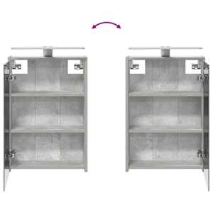 Sada koupelnového nábytku 4 pcs Betonově šedá - obrázek 9