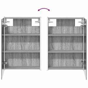 Sada koupelnového nábytku 4 pcs Šedý Sonoma - obrázek 9