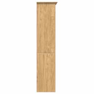 knihovna BODO Medová hnědá 82 x 40 x 173 cm kompozitní dřevo - obrázek 4