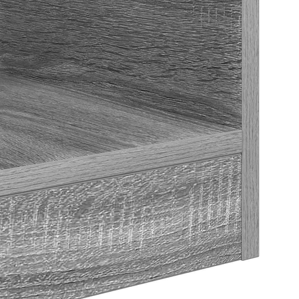 Stranska miza Siva Sonoma 30,5 x 30 x 45 cm Konstruiran les - slika 9