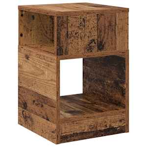 Odkládací stolek Staré dřevo 30,5 x 30 x 45 cm kompozitní dřevo - obrázek 2