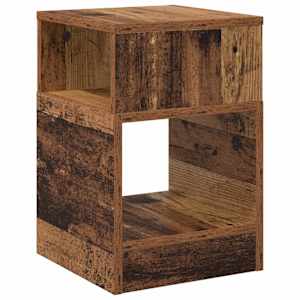 Odkládací stolek Staré dřevo 30,5 x 30 x 45 cm kompozitní dřevo - obrázek 7
