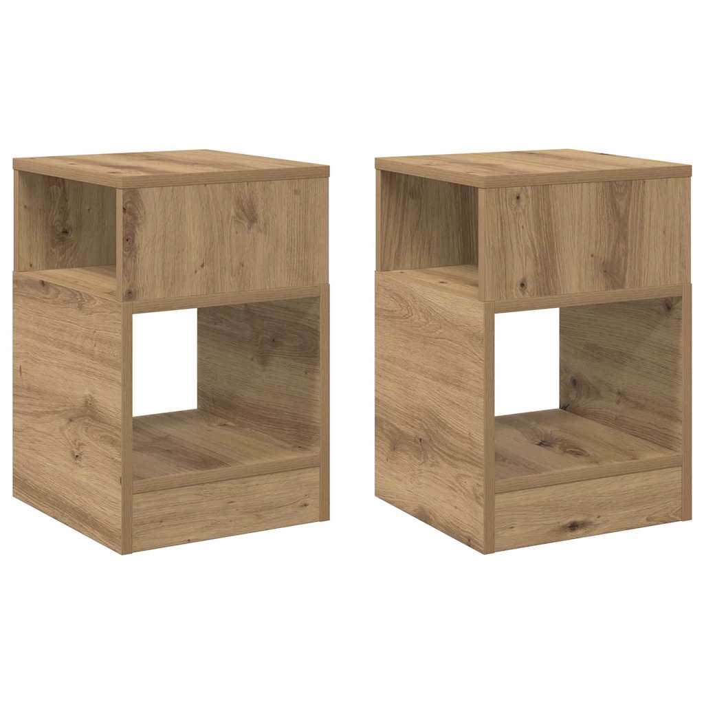 Papildu galdiņš 2 pcs Artisānā ozols 30,5 x 30 x 45 cm