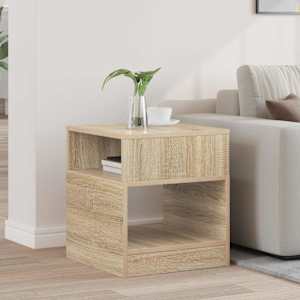 Stranska miza Sonoma hrast 40,5 x 40 x 45 cm Konstruiran les