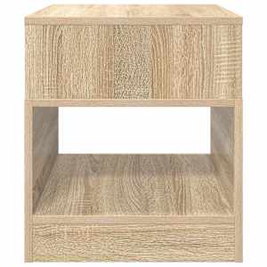 Odkládací stolek Sonoma dub 40,5 x 40 x 45 cm kompozitní dřevo - obrázek 5