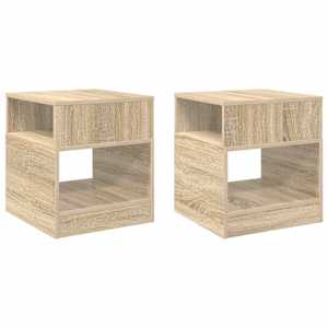 Odkládací stolek 2 pcs Sonoma dub 40,5 x 40 x 45 cm - obrázek 2