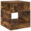 vidaXL Otsalaud Suitsutatud tamm 40,5 x 40 x 45 cm Tehispuit
