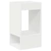 vidaXL Otsalaud Valge 30 x 30 x 56 cm Tehispuit