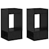 vidaXL Otsalaud 2 tk Must tamm 30 x 30 x 56 cm Tehispuit