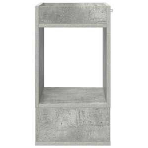 Odkládací stolek 2 pcs Betonově šedá 30 x 30 x 56 cm - obrázek 6