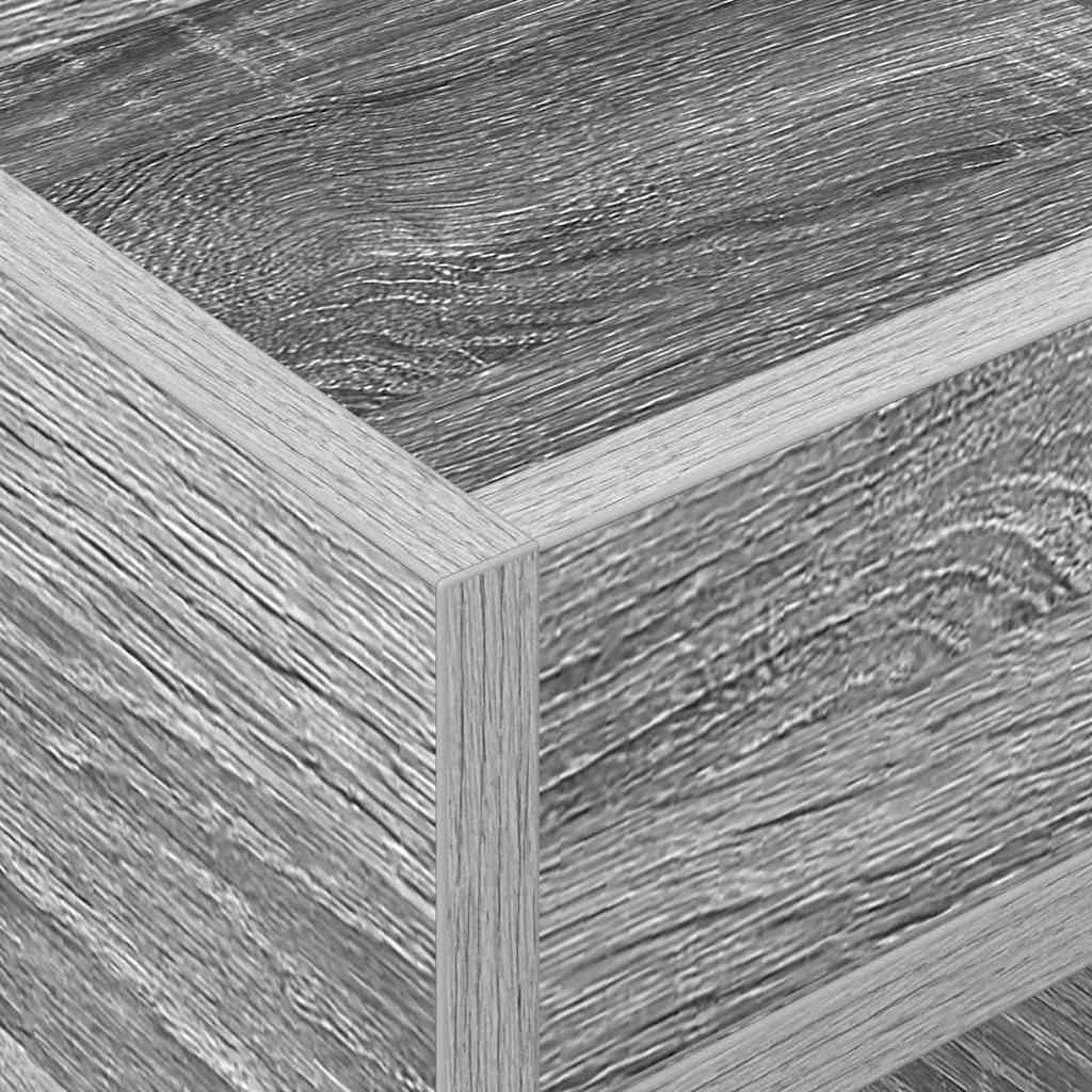 Stranska miza 2 pcs Siva Sonoma 30 x 30 x 56 cm Konstruiran les - slika 9