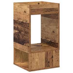 Odkládací stolek 2 pcs Staré dřevo 30 x 30 x 56 cm - obrázek 5