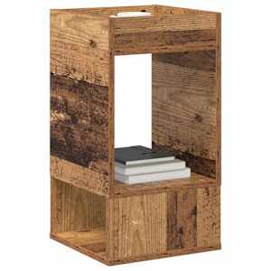 Odkládací stolek 2 pcs Staré dřevo 30 x 30 x 56 cm - obrázek 3