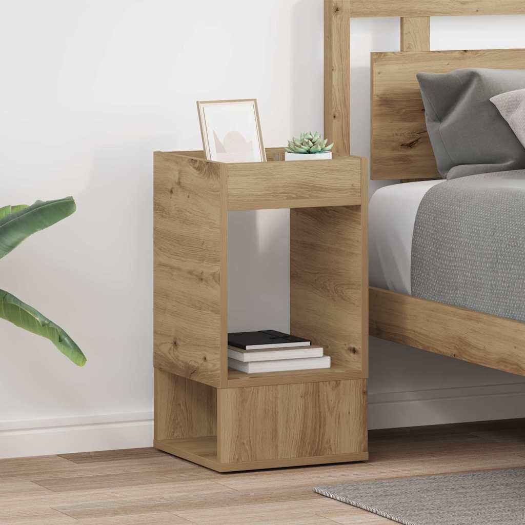 vidaXL Beistelltisch 2 pcs Artisan-Eiche 30 x 30 x 56 cm Holzwerkstoff