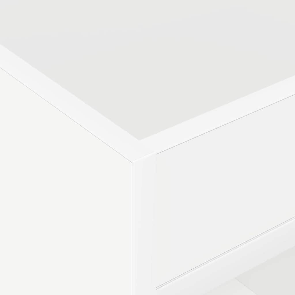 Stranska miza 2 pcs Bela 40 x 40 x 56 cm Konstruiran les - slika 9