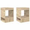 vidaXL Otsalaud 2 tk Sonoma tamm 40 x 40 x 56 cm Tehispuit