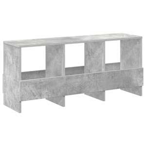Regál na časopisy Betonově šedá 102 x 30 x 45 cm - obrázek 8