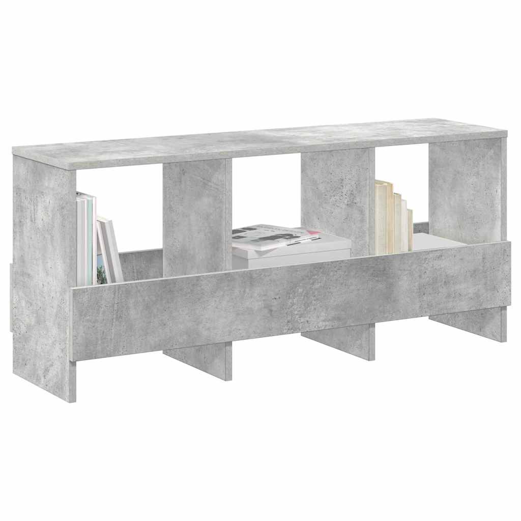 vidaXL Tijdschrift Rek Beton Grijs 102 x 30 x 45 cm