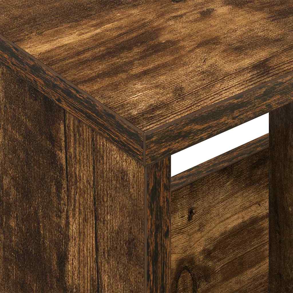 Regal za revije Dimljeni oreh 102 x 30 x 45 cm - slika 9