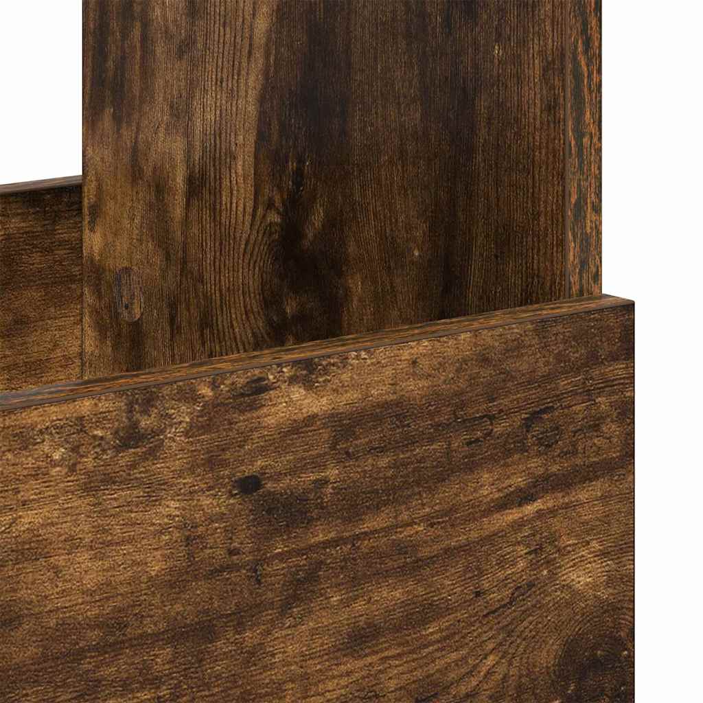 Regal za revije Dimljeni oreh 102 x 30 x 45 cm - slika 10