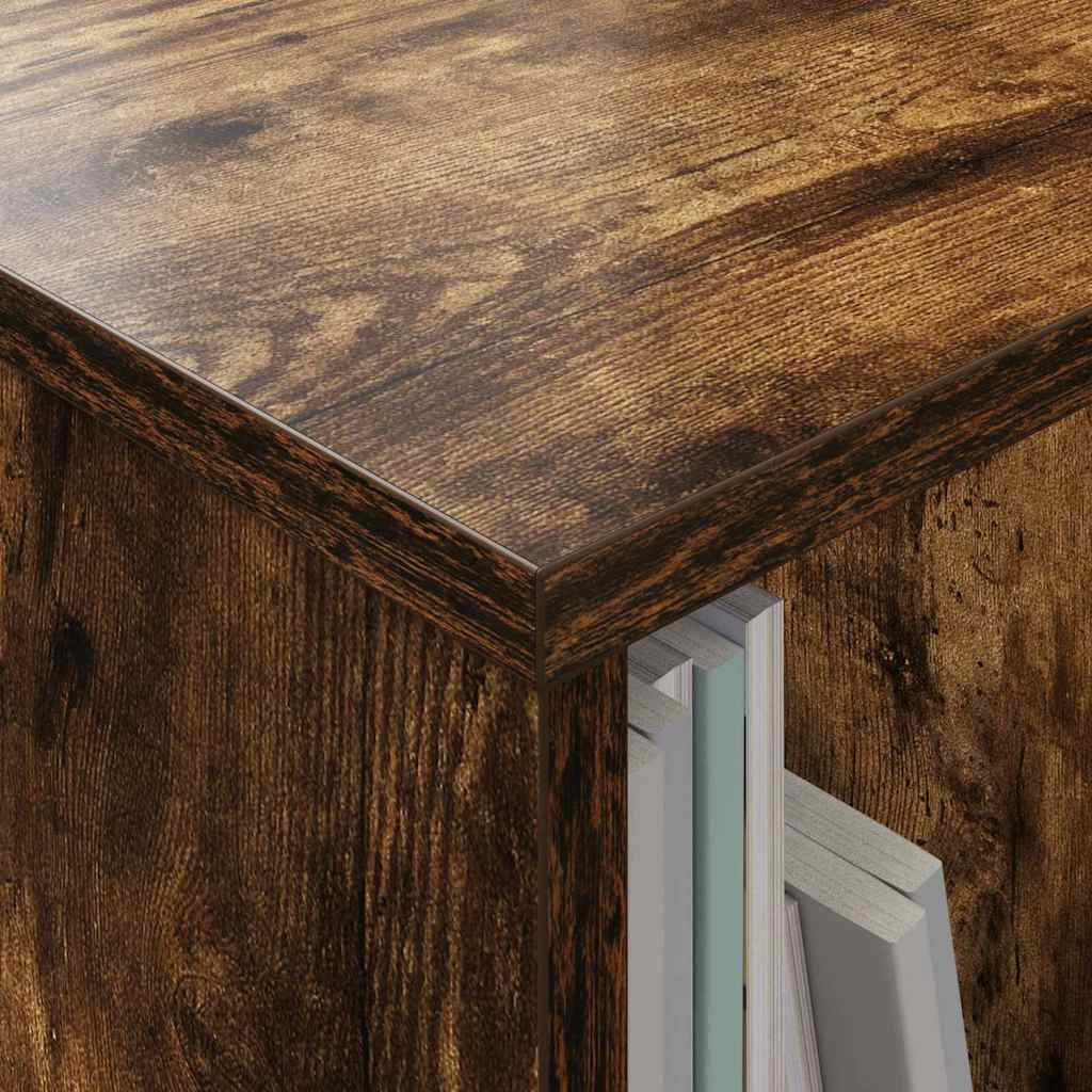 Regal za revije Dimljeni oreh 102 x 30 x 45 cm - slika 5