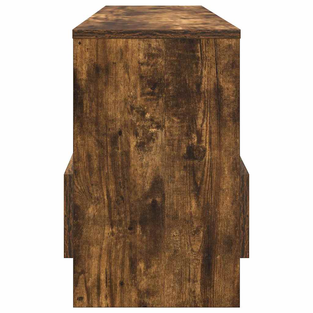 Regal za revije Dimljeni oreh 102 x 30 x 45 cm - slika 7