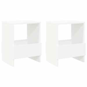 Regál na časopisy 2 pcs Bílá 35 x 30 x 45 cm - obrázek 2