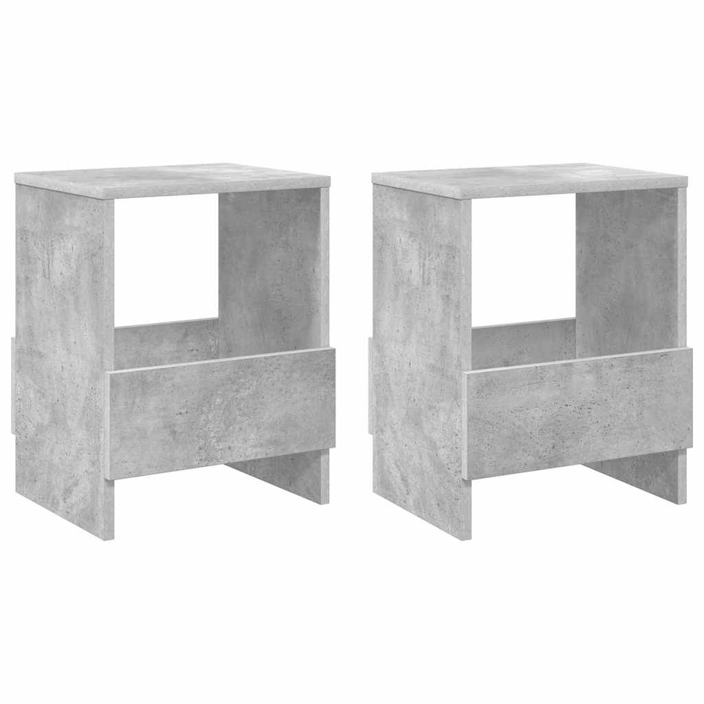 Thumbnail - vidaXL Magazinregal 2 pcs Beton Grau 35 x 30 x 45 cm