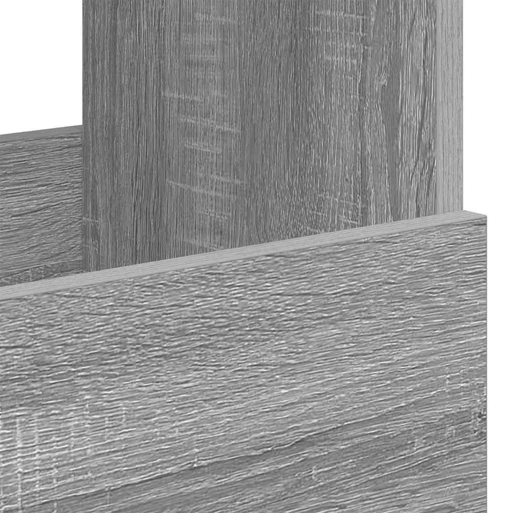 Regal za revije Siva Sonoma 68,5 x 30 x 45 cm - slika 10