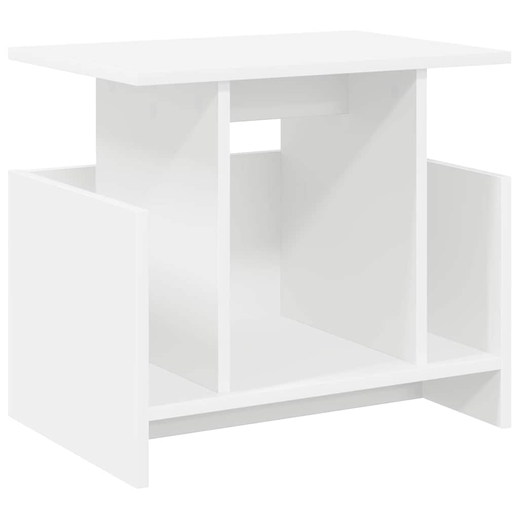 vidaXL TV-teline Valkoinen 50 x 35 x 45 cm Tekninen puu